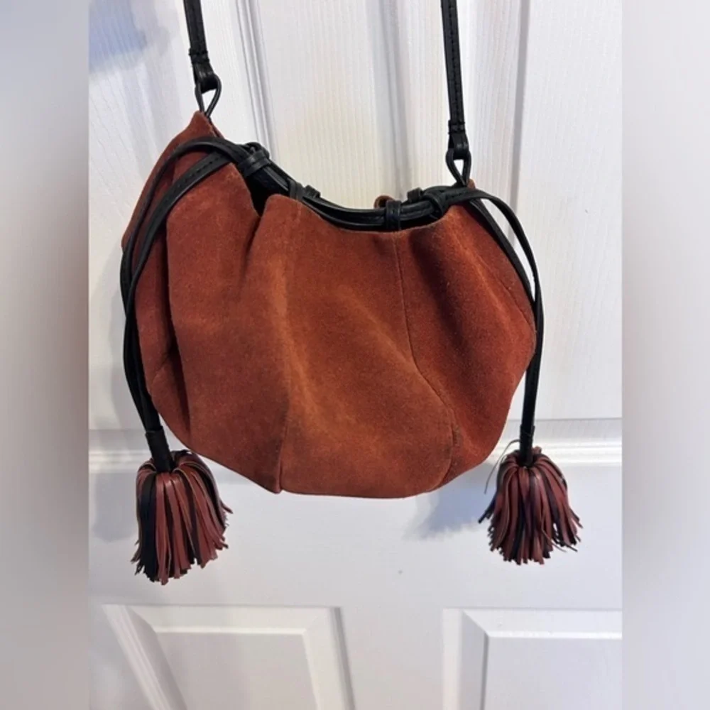 Ulla Johnson, Brea Bucket Bag in Burnt Orange